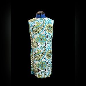 1970’s custom made sheath dress, perfect condition. zipper back